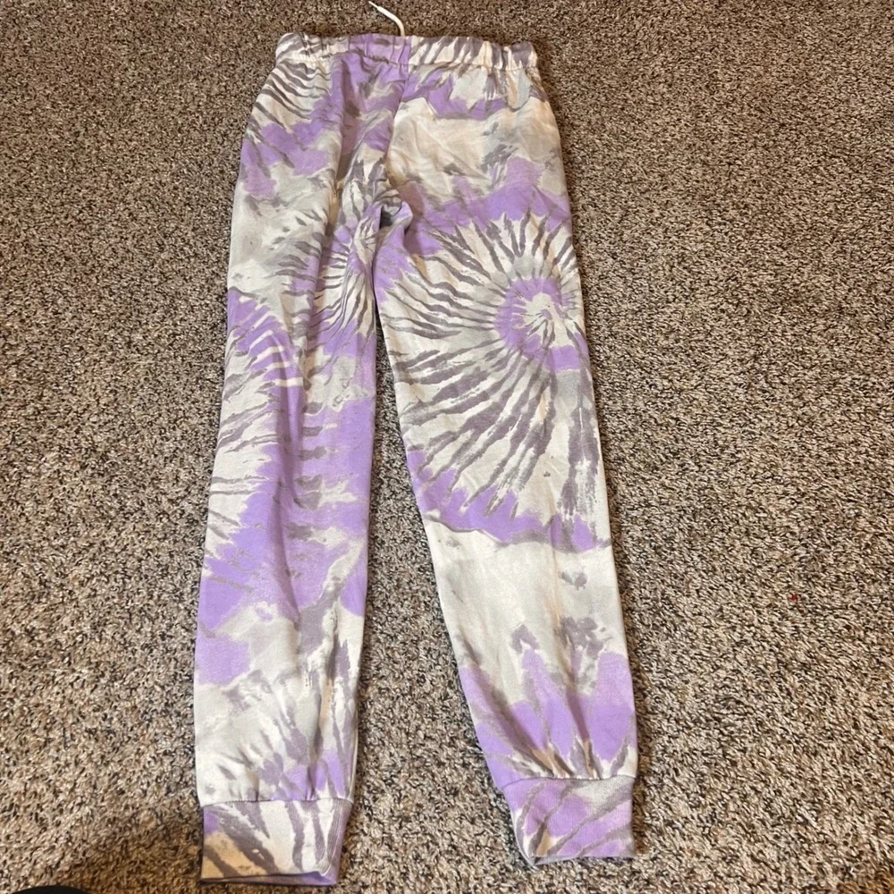 Hybrid Apparel Lakers Tie Dye Joggers Lounge Pants Comfy Casual Women's S - Picture 7 of 7